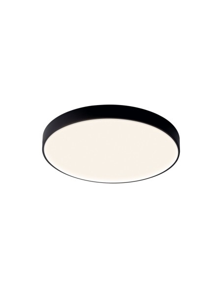 Plafonnier LED Cumbuco II Mantra noir 50 cm design rond compact