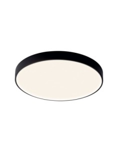 Plafonnier LED Cumbuco II Mantra noir finition mate 65 cm vue principale