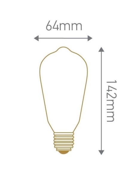 Ampoule Led festive Happy In  E27 ST64 1