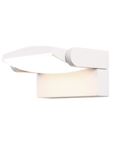 Applique murale extérieure HOOD Mantra blanc LED 12W aluminium IP65