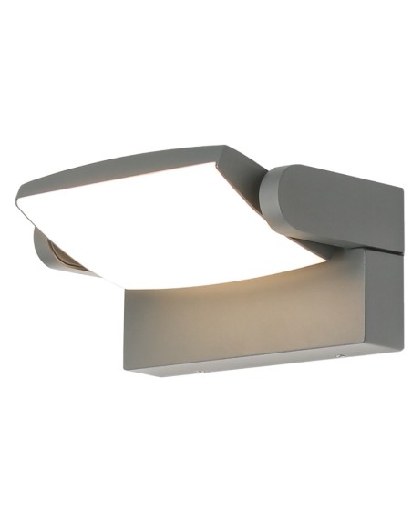 Éclairage applique murale extérieure HOOD Mantra façade moderne 3000K