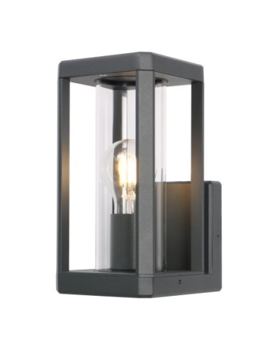 Applique murale extérieure NEVADA Mantra noir aluminium E27 IP65