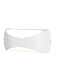 Applique murale extérieure LED BUTAN Mantra blanc 12W aluminium IP65