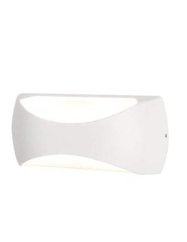 Applique murale extérieure LED BUTAN Mantra blanc 12W aluminium IP65