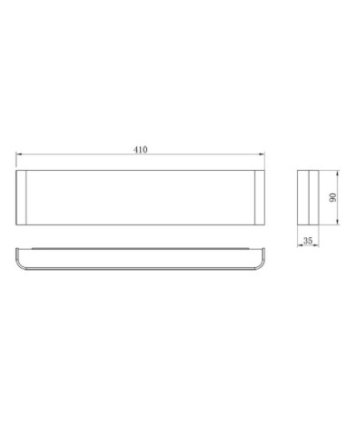 Éclairage applique murale LED EGEO Mantra 2700K lumière chaude salon intérieur