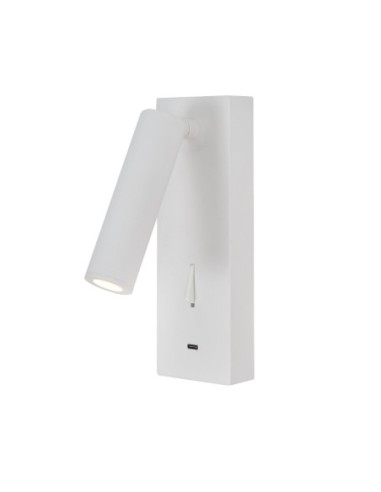 Applique murale LED Tarifa III Mantra blanche bras orientable design