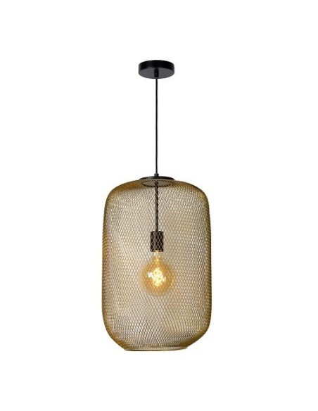 Suspension Led  intérieure lanterne Mesh or mat - Lucide Leluminaireled.com