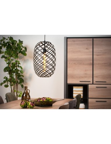 Suspension intérieure Led Wolfram 32 noire - Lucide Leluminaireled.com