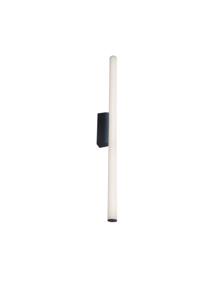 Détail applique Antiga Mantra finition noire éclairage chaud 3000K IP44