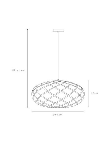 Suspension intérieure Led Wolfram 65  chrome dépoli - Lucide Leluminaireled.com
