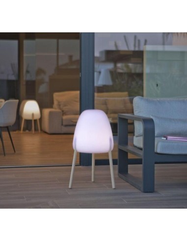 Lampadaire Led  étanche solaire RGB Rocket 70 - New Garden Leluminaireled.com