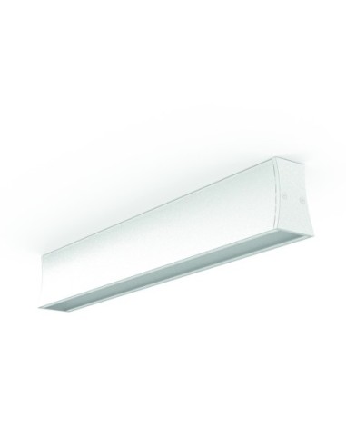 Plafonnier LED Hanok 14W Mantra blanc design rectangulaire extra-plat