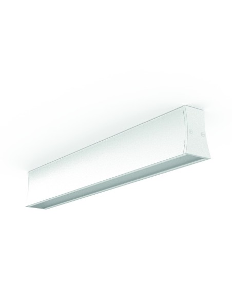 Plafonnier LED Hanok 14W Mantra blanc design rectangulaire extra-plat