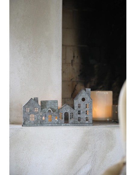 Détail bougies LED Wells effet flamme vacillante lumière chaude ambiance vintage