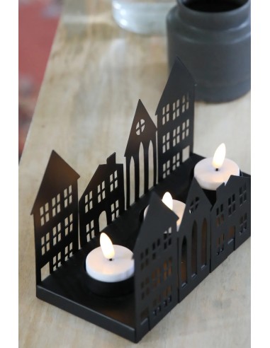 Décoration lumineuse Wells ambiance intérieure étagère design maison moderne noir