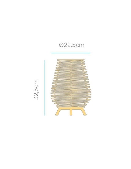 Lampe de table autonome nomade Bossa - New Garden Leluminaireled.com