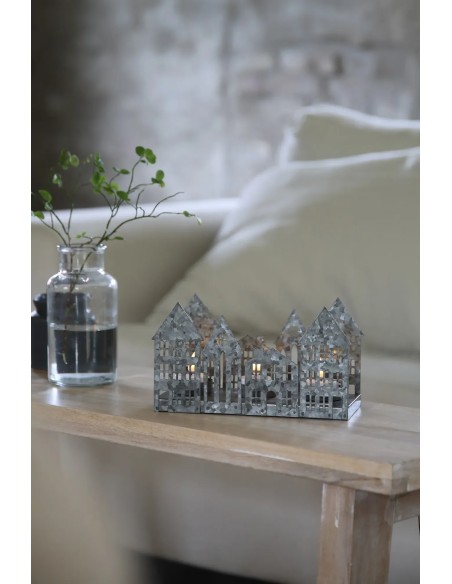 Détail bougies LED York effet lumière chaude ambiance cosy décoration intérieure