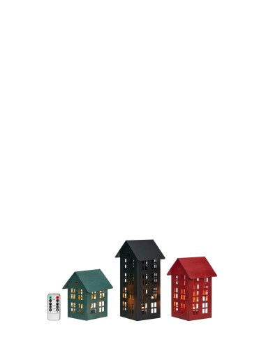 Maisons décoratives Norton Markslojd fer multicolore avec bougies LED rechargeables