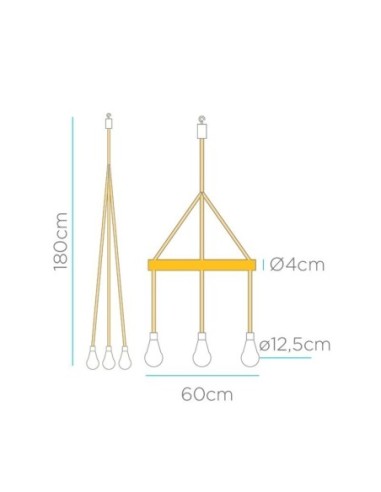 Suspension solaire autonome nomade Ilaria - New Garden Leluminaireled.com