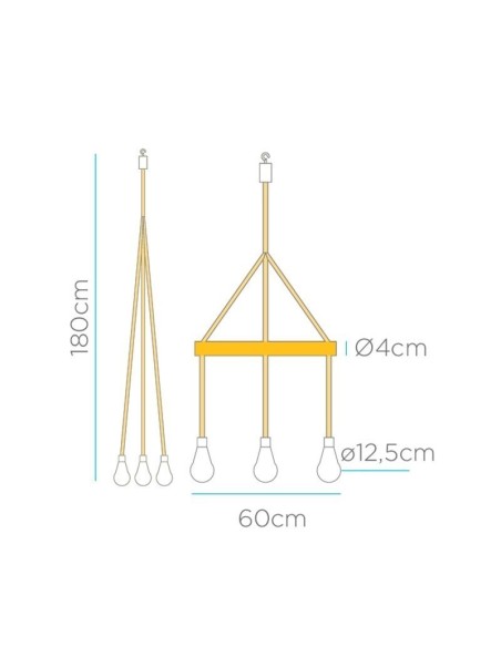 Suspension solaire autonome nomade Ilaria - New Garden Leluminaireled.com