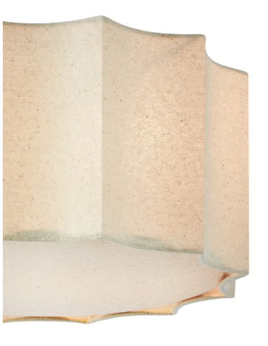 Plafonnier Olea installé plafond chambre ou couloir style scandinave élégant