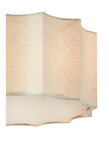 Plafonnier Olea installé plafond chambre ou couloir style scandinave élégant