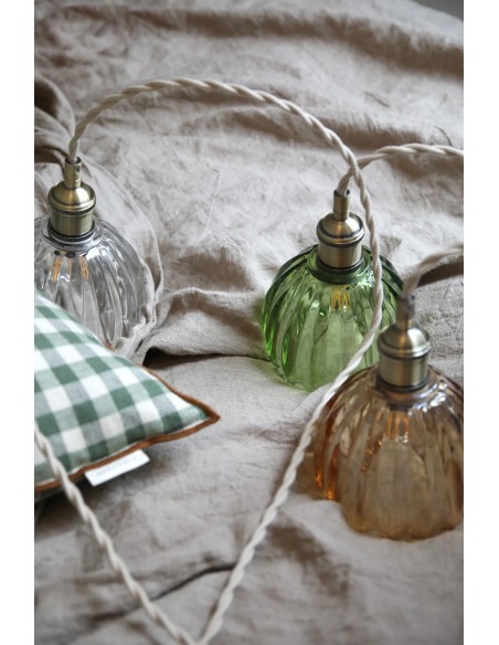 Lampe de fenêtre Gota verre ambré ambiance chaleureuse intérieur Markslojd