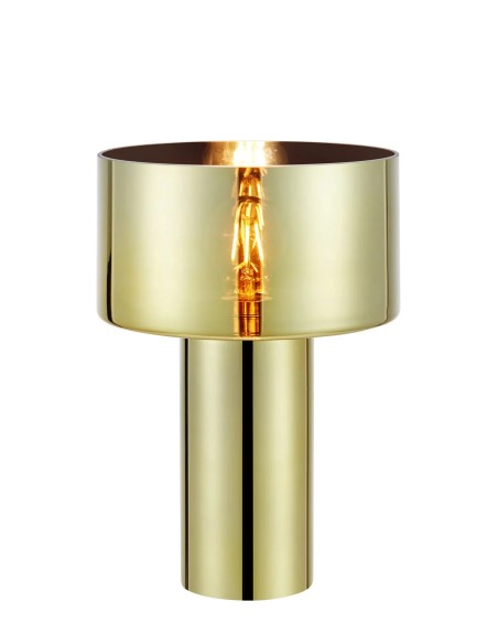 Lampe de table Corin doré Markslojd en verre design arrondi élégant pour salon moderne