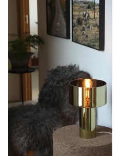 Lampe de table Corin doré Markslojd en verre design arrondi élégant pour salon moderne 2