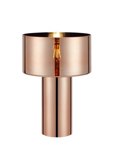 Lampe de table Corin rose gold Markslojd en verre design arrondi élégant pour salon moderne