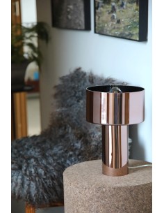 Lampe de table Corin rose gold Markslojd en verre design arrondi élégant pour salon moderne 2