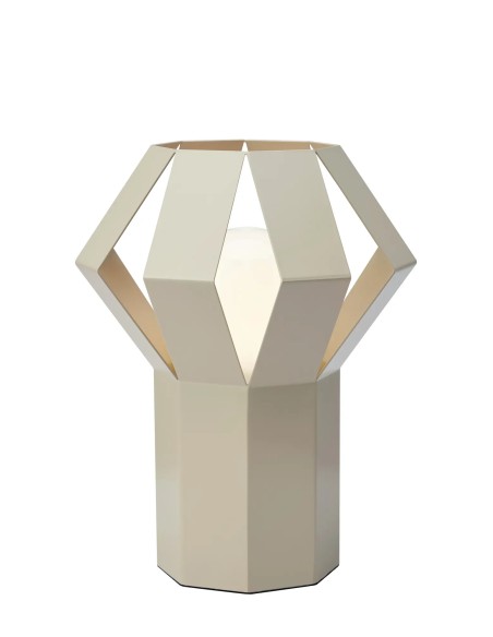 Lampe de table Octa Markslojd beige design 8 bras sculptural décoratif moderne