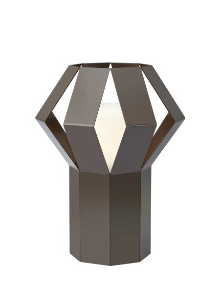 Lampe de table Octa Markslojd brun design 8 bras métal décoratif moderne