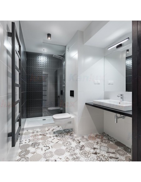 Applique Led étanche noire - Kanlux - Asten Leluminaireled.com