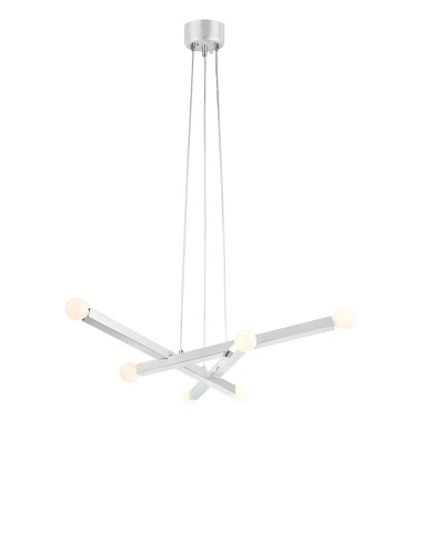 Plafonnier Stack Markslojd chromé design allumettes empilées vue principale