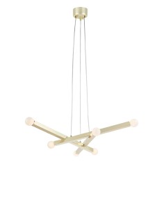 Plafonnier Stack Markslojd laiton design allumettes empilées vue principale