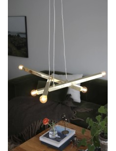 Plafonnier Stack Markslojd laiton design allumettes empilées vue principale 2