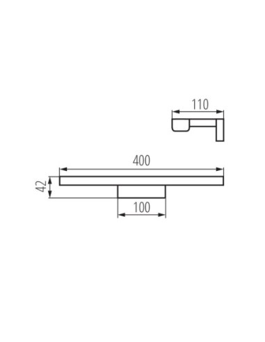 Applique Led étanche noire - Kanlux - Asten Leluminaireled.com
