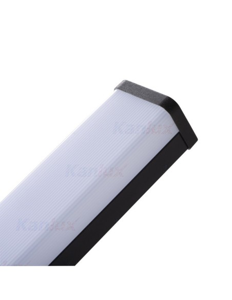 Applique Led étanche noire - Kanlux - Asten Leluminaireled.com