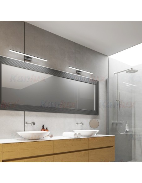 Applique Led étanche noire - Kanlux - Asten Leluminaireled.com