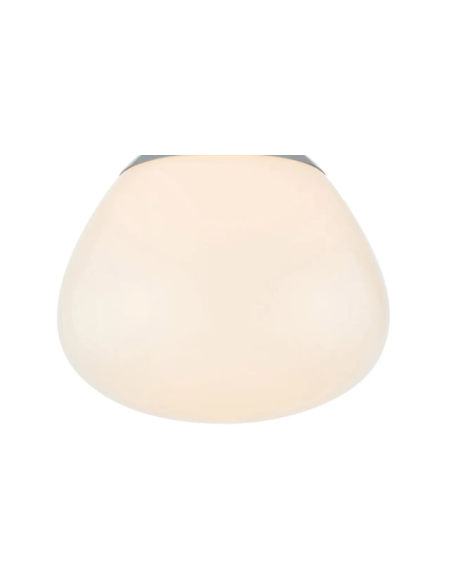 Plafonnier Markslojd Rise installé dans un couloir éclairage doux