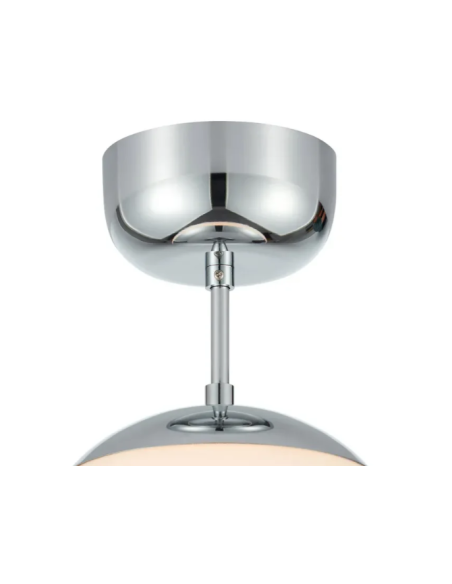 Détail diffuseur en verre opale du plafonnier Rise Markslojd