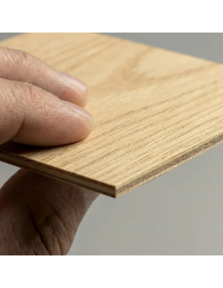 Lampadaire Led noir en bois clair - Atelier Loupiote - Duo Apollon