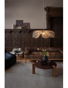 Plafonnier Styrka Leo 75 cm Markslojd design floral léopard grand format 2