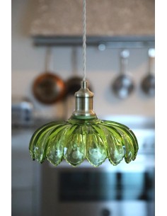 Suspension Kurage Markslojd verre vert transparent design élégant 2