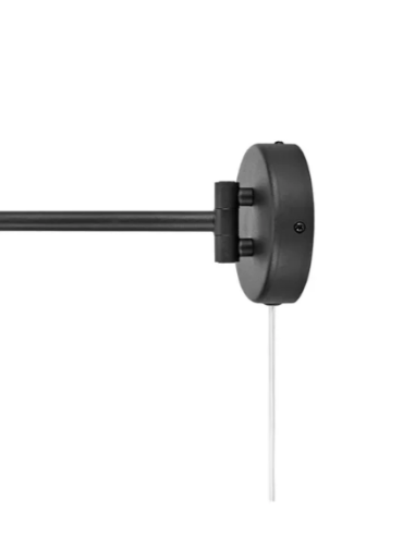 Détail bras orientable applique Arlo Markslojd variateur intégré