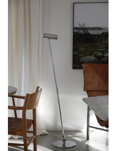 Lampadaire Arlo Markslojd chrome LED design moderne orientable 2
