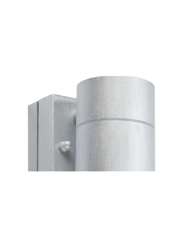 Détail éclairage vers le bas applique Luno Markslojd extérieur argent