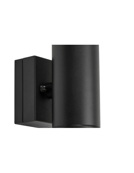 Applique Luno double installée sur façade éclairage extérieur moderne