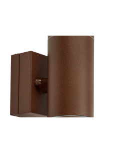 Applique Luno double Markslojd LED brun éclairage haut et bas IP65 2